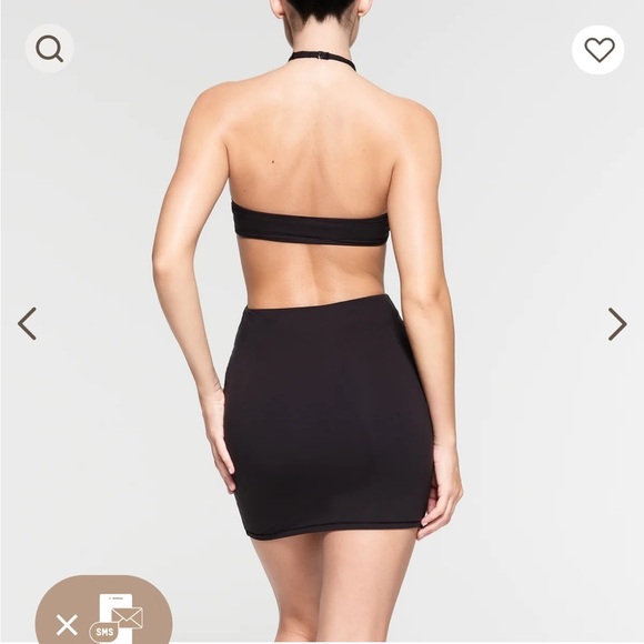 Fits everybody cut out halter dress in black Sz 3X - Picture 5 of 8